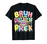 Bruh its My Last Day of PreK Graduation ice drip Pastel Kids T-Shirt