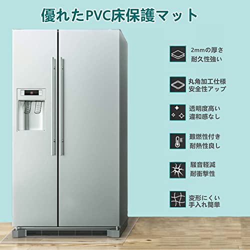 冷蔵庫マット 傷防止マット 床保護マット キズ防止 凹み防止