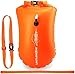 LimitlessXme Bielizna do pływania i worek suchy — 28 l pomarańczowy. Bezpieczeństwo podczas pływania, open woda i triathlon. Buoy, Swim Bubble, Schwimm Boj nadmuchiwany