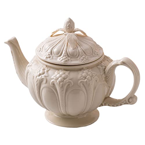 ABOOFAN Tetera Elegante Vintage 1 Pieza Estilo Cafetera de Cerámica para Té de La Tarde ABOOFAN Tetera Elegante Vintage 1 Pieza Estilo Cafetera de Cerámica para Té de La Tarde