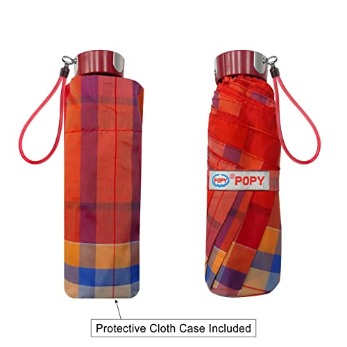 Image of Popy Nano 5Fold Umbrella | World's Largest Small Umbrella | Pocketable size with full 1m+ wide cover when open| 200 g weight