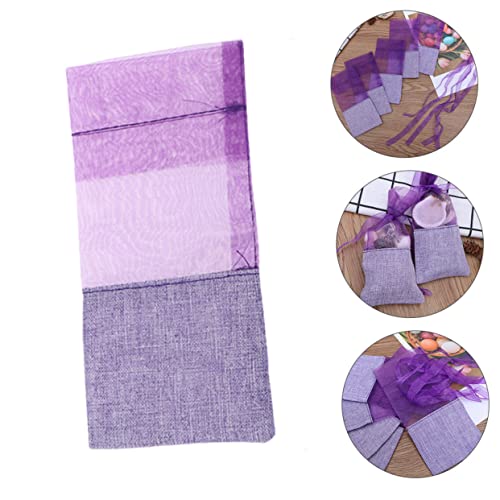 12 bolsas sachet de organza con cordón para aromaterapia miniatura 5