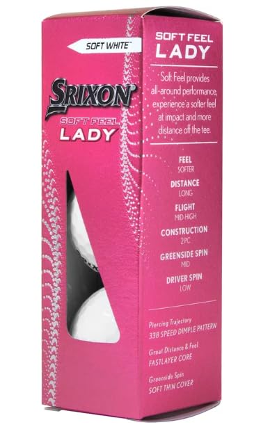 Srixon Soft Feel Lady 8 AlignXL Golf Balls