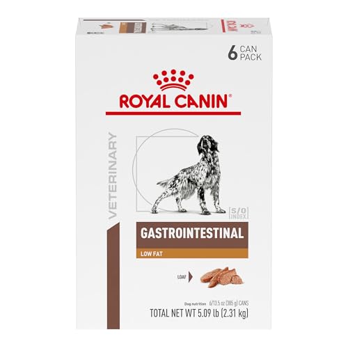 Royal Canin Veterinary Diet Canine Gastrointestinal Low Fat Adult Loaf Dog Food 13.5 oz (Pack of 6)