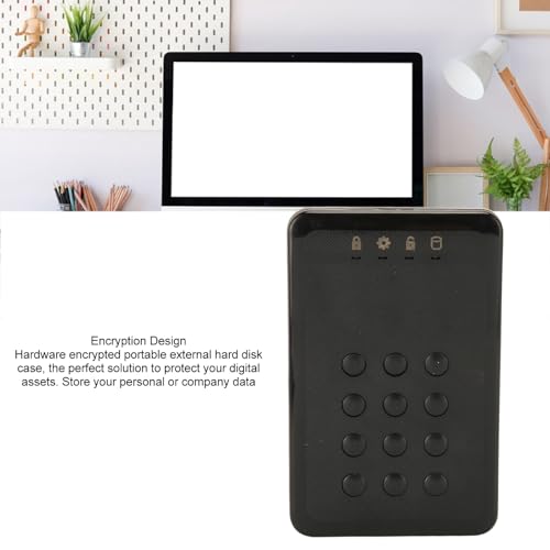 Caja externa encriptada para disco duro 2.5 pulg. USB 3.0 miniatura 5