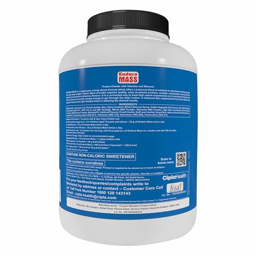 Image of Endura Mass Weight Gainer (Vanilla, 3000g)