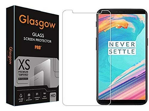 Glasgow premium tempered glass screen protector for oneplus 5t [flexible] [gorilla] bubble free installation [screatch proof] [guard] edge to edge full screen coverage (B0823M3M4K) Amazon Price History, Amazon Price Tracker