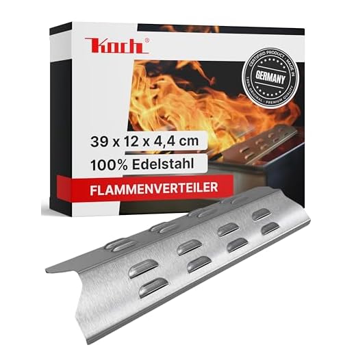 KOCH #22 Edelstahl Flammenverteiler 350 x 115mm Flammenblech/Brennerabdeckung/Aromaschiene V2A Ersatzteil für Gasgrill 7 KOCH #20 Edelstahl Flammenverteiler 390 x 120mm Flammenblech/Brennerabdeckung/Aromaschiene V2A Ersatzteil für Ihren Gasgrill
