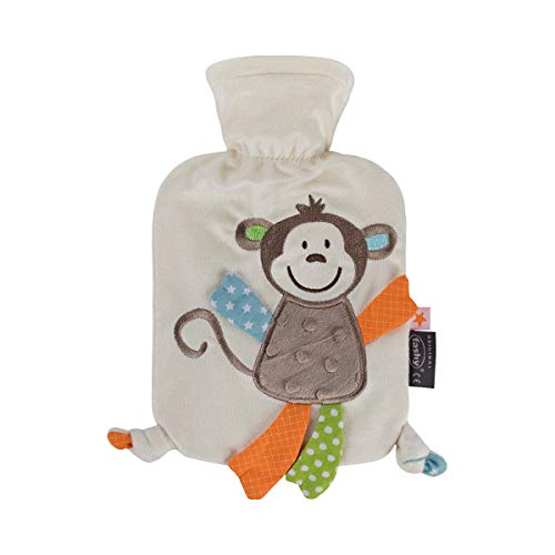fashy Kinderwarmfles met fleece overtrek aap Affonso