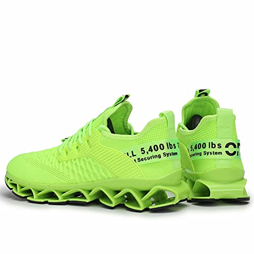 Image of Vooncosir Men's Fashion Sneakers Breathable Mesh Running Shoes Blade Non Slip Soft Sole Casual Athletic Walking Shoes