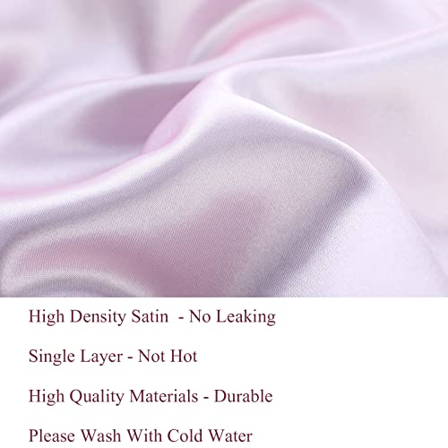 Satin Bonnet Silk Bonnet With Elastic Tie Band Adjustable Straps Hair Bonnet Jumbo Size For Sleeping Satin Bonnet Stretchy Tie Band For Women Long Curly Braid Hair (Pink) #TOP5