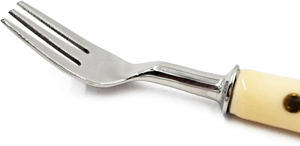 Four-Piece Fork Set with Metallic Dot Resin Handles, Premium Steel Construction Fork, Dinner Forks for Gift, Ideal for for Home, Kitchen,Everyday Dining