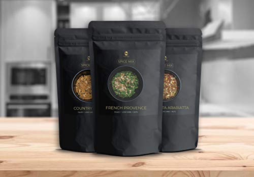 Spice Mix Brotgewürz - 3x100g. gemahlene Brotgewürzmischung | German Country Style | French Provence | Italian Bruschetta | ohne Geschmacksverstärker und künstliche Zusätze | auch für Pizza und Pasta