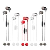 Best Earbuds With Microphone Ios - 5 Packs Earbud Headphones with Remote & Microphone Review 