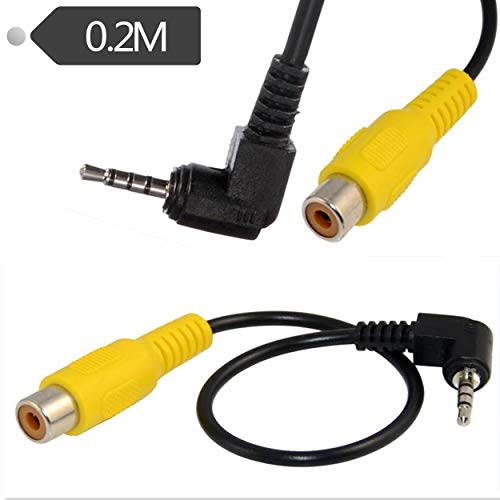 XZANTE 2 Pezzi 2.5Mm Stereo Maschio a RCA Femmina