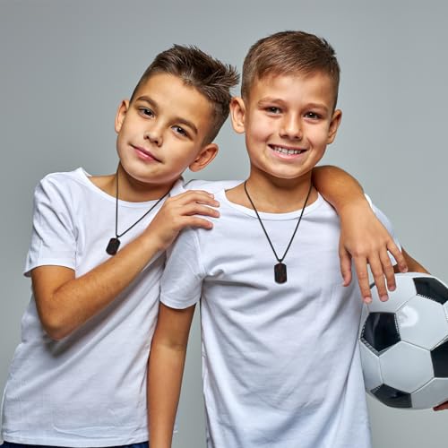 Soccer Initial Necklace for Men Boys Kids Teen Dog Tag Sliver/Black/Gold Letter Pendant Sport Soccer Athletes Jewelry Gifts for Kids Boys Men Teens Boyfriend Husband Dad3