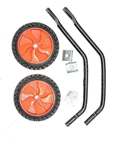 Image of CYBIC Cycle Side Supporter Wheel Set for Adults | 24 Inch Heavy-Duty Support Wheels | Fits 24x1.75 /1.95 /2.35 /2.40 Tyres | Training Stability Wheels for Bicycle Beginners