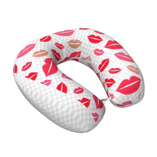 Almohada de viaje de poliéster para cuello y hombros miniatura 2