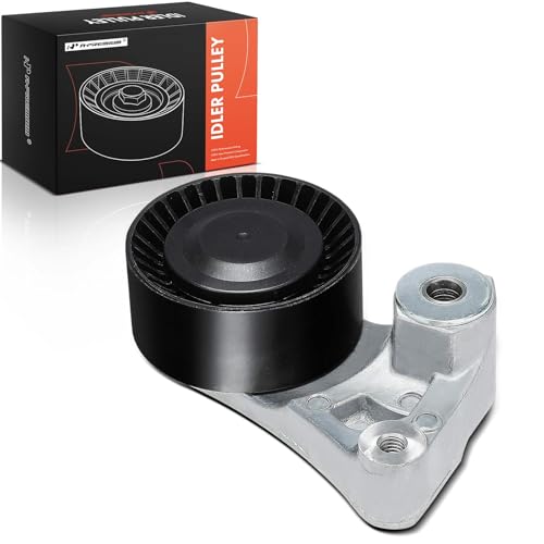 A-Premium Belt Idler Pulley Compatible with Porsche Cayenne 2008-2018, Panamera 2010-2016