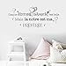 2pcs Pegatinas Citas Inspiradoras Pared de Francés Vinilos Frases Motivadoras Letras Stickers...