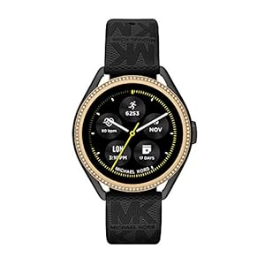Michael Kors Women's MKGO Gen 5E 43mm Touchscreen Smartwatch with Fitness Tracker, Heart Rate, Contactless Payments, and Smartphone Notifications