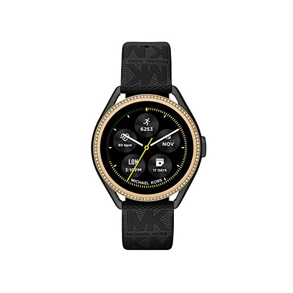 Michael Kors Women's MKGO Gen 5E 43mm Touchscreen Smartwatch with Fitness Tracker, Heart Rate, Contactless Payments, and Smartphone Notifications