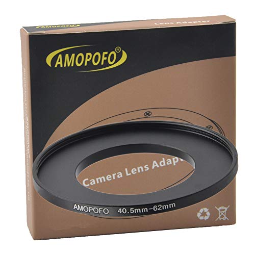 Image of 40.5mm to 62mm Camera Filter Ring /40.5mm to 62mm Step-Up Ring Filter Adapter for 62mm UV, ND, CPL Filter,Metal Step-Up Ring