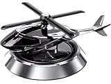 Trending New Alloy Solar Car Air Freshener Aromatherapy Car Interior Decoration Accessories Fragrance for Home Office Decoration Perfume Solar Unique Touch (Helicopter_CarFreshner)