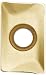 Cobra Carbide 42736 Solid Carbide Indexable Milling Insert, CM14 Grade, Multilayer Coated, APKT Style, APKT 1003 PDR-HM, 0.445" Thick, 0.020" Radius (Pack of 10)