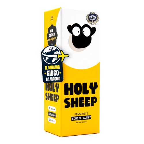 ATM Gaming Holy Sheep – Gioco da Tavolo per Famiglie e Amici – Pensa Come i Tuoi Compagni di Squadra! – Da 3 a 9 Giocatori – Ideale gioco da viaggio - Italiano