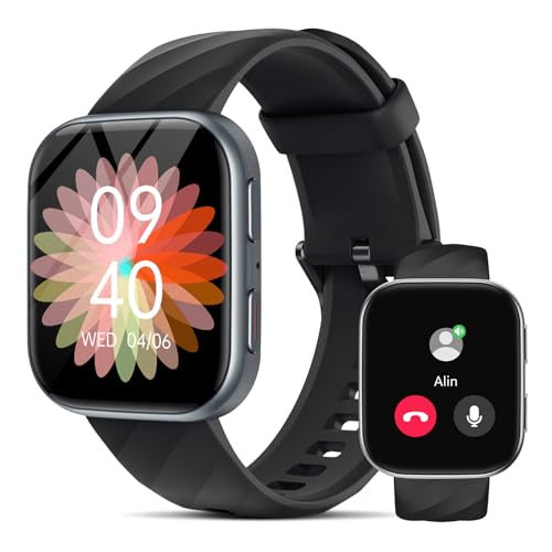 MorePro Smart Watch for Men Women(Make/Answer Call), 1.85″ Smartwatch with 24/7 Heart Rate & Blood Pressure Monitor, Blood Oxy-gen Sleep Tracking, 120+ Sports Fitness Trackers for iPhone Android