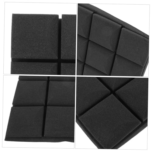 SHOWERORO 4pcs Paneles Acústicos de Espuma para Aislamiento Sonoro para Estudios de Grabación Oficinas Estudios en Casa miniatura 3