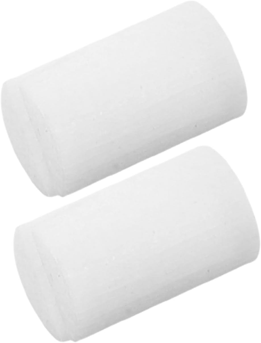 Kisangel 2pcs Banjo Bone Nuts String Nut Replacement for Banjo Hardware Real Ox Bone Material String Instrument Parts Guitar Repair Parts