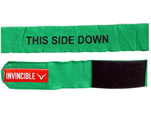 Image of Invincible Mexican Style Semi-Stretch Hand Wraps Green 4.5 Meter