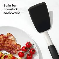 OXO Good Grips Small Silicone Flexible Turner - Black — image 3