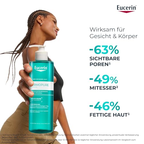 Eucerin DermoPure Clinical Porenverfeinerndes Reinigungsgel 400 ml – Ansicht 3