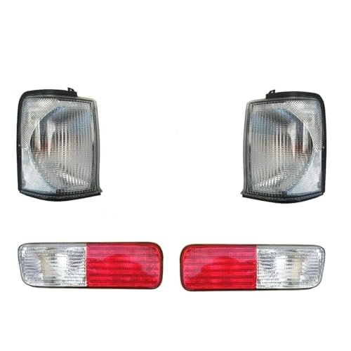 BRITPART/BEC FRONT INDICATOR & REAR BUMPER LIGHTS UPGRADE SET COMPATIBLE WITH LAND ROVER DISCOVERY 2 1999-2002, PARTS # XFB000720 & XFB000730 & XBD100870W & XBD100880W