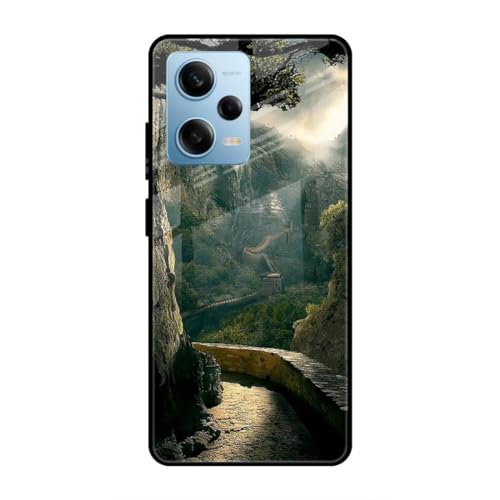 Image of SmashItUp Natures | Dark Designer Printed TPU Metal Case Mobile Back Cover for Redmi Note 12 Pro 5G
