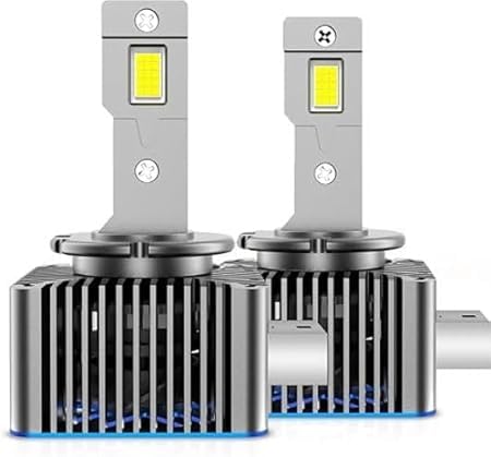 Image of Cloudsale D8S LED Headlight Bulbs Conversion Kit 6500K Xenon White 75W /Pair 10,000LM /Pair Type (D8S)