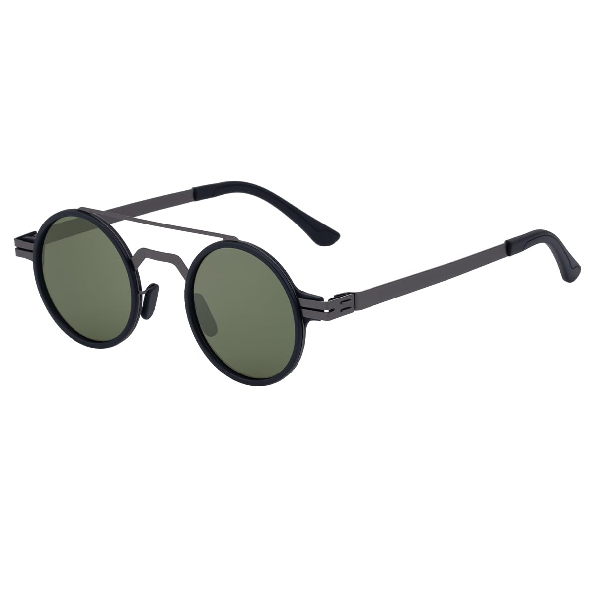 Modern Round Polarized Sunglasses UV 400 Protected Unisex Medium Size (232)-image-34