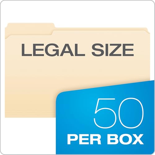 Pendaflex Manila Fastener Folders, Legal Size, 1 Fastener, 1/3 Cut, 50/BX (FM310EE) by Pendaflex - Image 7