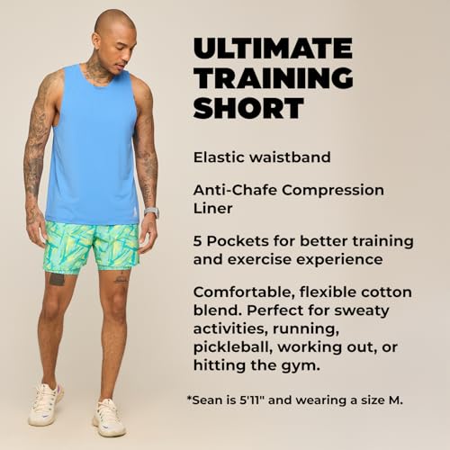 Image of Chubbies Ultimate Training Shorts - Men's Gym Shorts and Activewear, Anti-Chafing Compression Liner, Elastic Waist, 5 Pockets