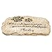 Fox Valley Traders Personalized Forever Pet Memorial, Customized Indoor/Outdoor Resin Garden Stone, Loss of Pet Sympathy Gift