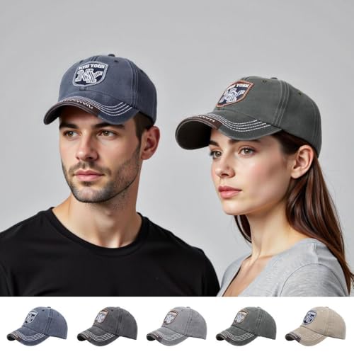 Image of Handcuffs Denim Caps Adjustable Strap Baseball Cap | Unisex Stylish Summer Headwear | Sun Protection Sports Hat for Men & Women