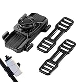 Porte Bouteille de vélo – Cage à Eau Anti Vibrations de 3 Pouces | Porte gobelet de vlo ABS en Fil d'acier en Silicone, Support de Boisson Anti secouement pour Cyclisme, déplacements, VTT, vélo de ro