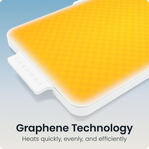 Image of Chefman Everything Warmer Expansion Tray, 10 inch x 16 inch Electric Warming Tray, Requires Primary Panel for Use (Sold Separately), One Secondary Panel Included