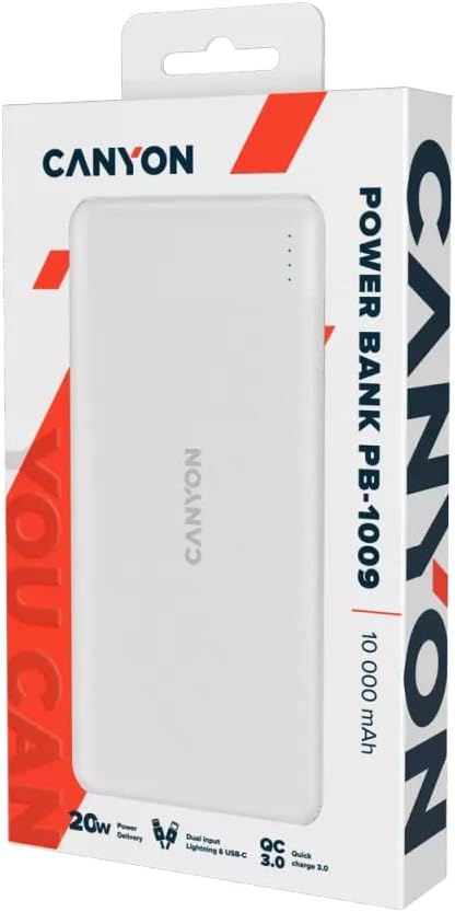 CANYON PB-109 Powerbank in its retail packaging