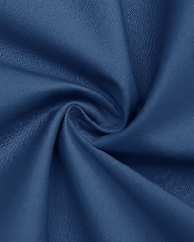 Image of J.VER Men's Short Sleeve Dress Shirts Stretch Stain Shield Casual Button Down Shirts Solid Formal Shirt