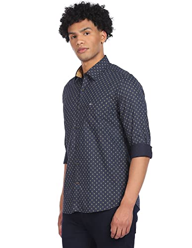 Image of Arrow Sports Men's Printed Slim Fit Shirt