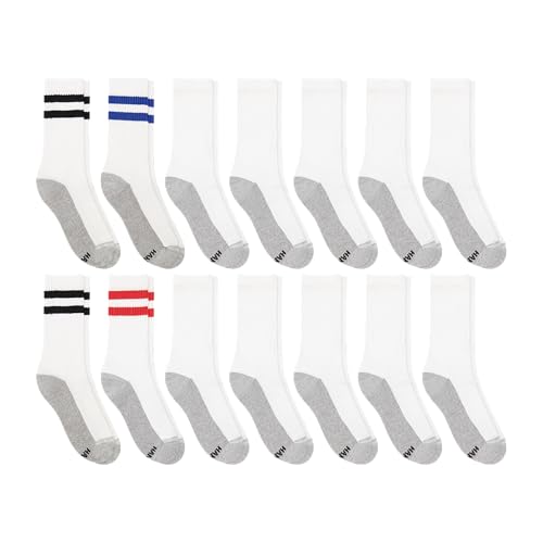 Image of Hanes Men's Socks, X-temp Cushioned Low Cut Socks, 12 & 14 Pair Packs